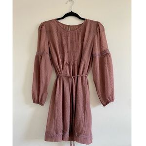 Abercrombie and Fitch high neck ruffle dress